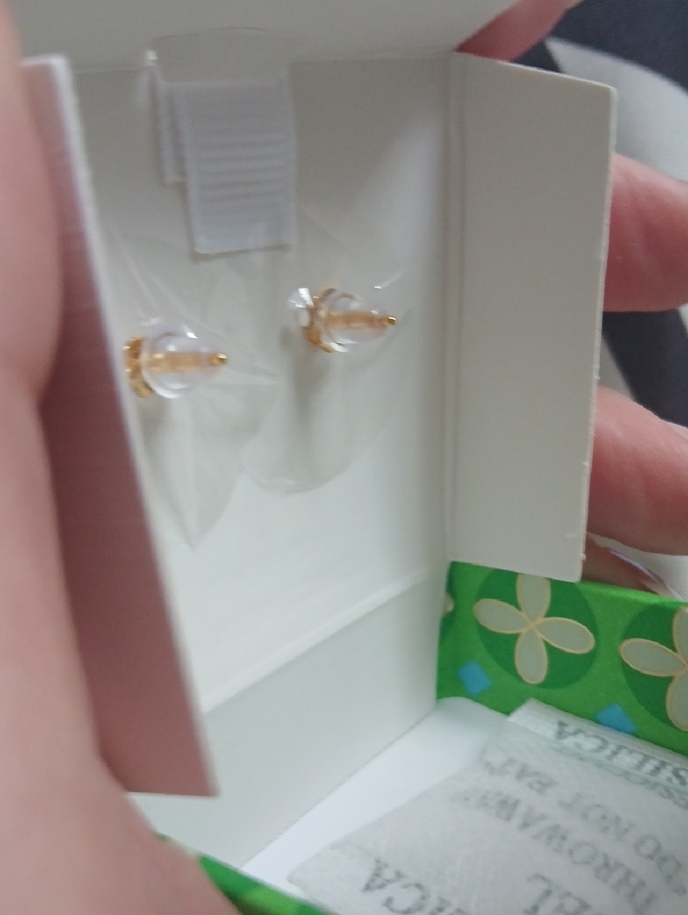 Blue Cubic Zirconia 925 Silver Earrings - Picture 3 of 3